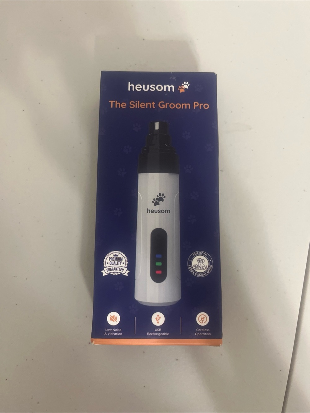 Silent Groom Pro Dog Trimmer - White